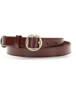 Jacquemus Salon Slim Belt - Brown