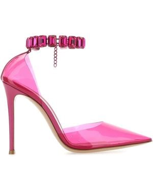 Gianvito Rossi Fuchsia Pvc Pumps - Pink
