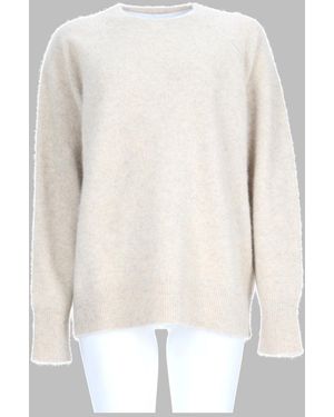 P.A.R.O.S.H. P. A.R. O. H. Elegant Racoon Sweater For - White