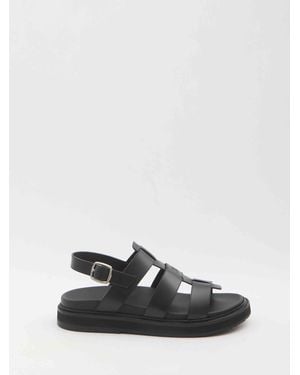 Celine Triomphe Sandals - White