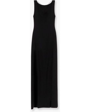 【Max Mara】CRESO LONG CADY DRESS Long cady dress, black | 