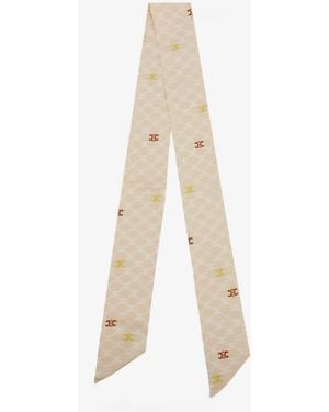 Celine Silk Bandeau - White