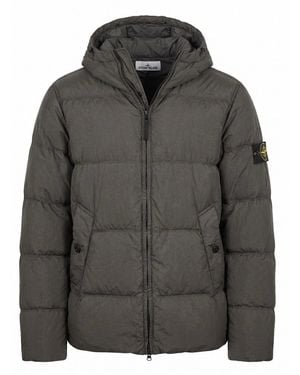 Stone Island Garment Dyed Crinkle Reps Ny Jacket - Black