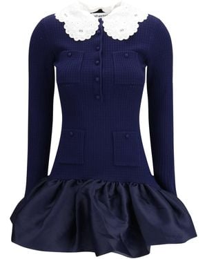 Self-Portrait Dresses - Blue