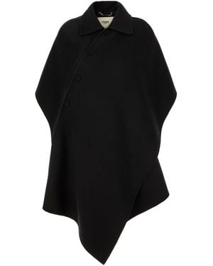 Fendi Clothing Coats - Black