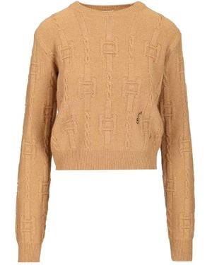 Celine Cashmere Crewneck Sweater - White