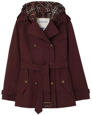 Burberry Coats - Brown