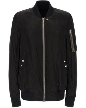 Rick Owens Copper Bomber Clothing - Black