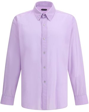 Tom Ford Cotton Shirt - Purple