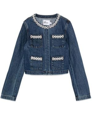 Self-Portrait Jackets - Blue