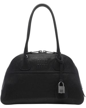 Miu Miu Vivant Handbag - Black