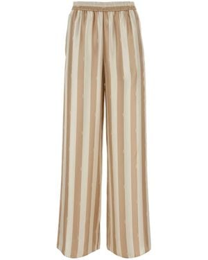 Fendi Pantalone All Over Pequin - Natural