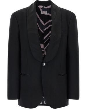PUCCI 'Labirinto' Single-Breasted Blazer - Black