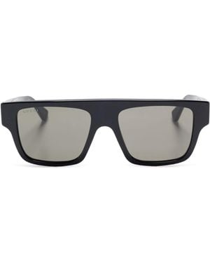 Gucci Rectangular Shape Sunglasses - Gray