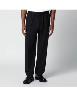 Jil Sander Technical Serge Pants - Black