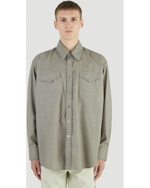 Our Legacy Cut Ranch Shirt - Gray