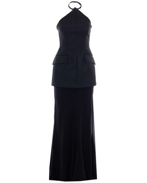 halter dress maternity Maternity Sexy V-Neck Lace Halter Dress – xiancp6 main image 0