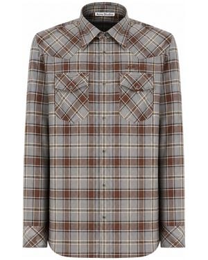 Acne Studios Clothing Shirts - Brown
