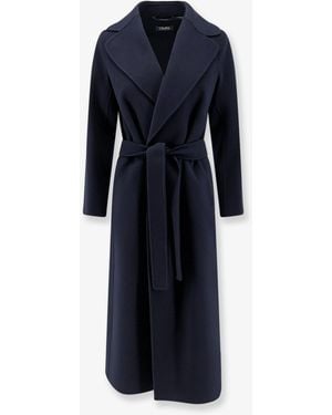 Max Mara Poldo Virgin Wool Coat - Blue