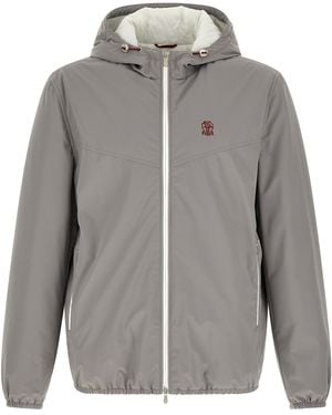 Brunello Cucinelli Windproof Jacket - Gray