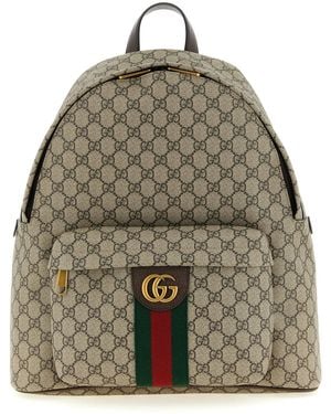 Gucci 'Ophidia' Medium Backpack - Natural