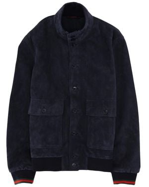 Gucci Suede Jacket - Blue