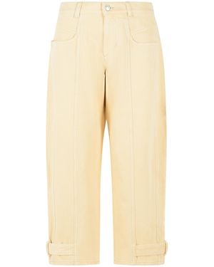 Isabel Marant 'Leja' Cotton Jeans - Natural