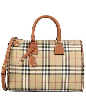 Burberry Neutrals Satchels & Cross Body Bags - Metallic