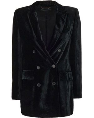 Alberta Ferretti Clothing Blazers & Gilets - Black