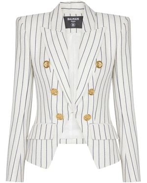 Balmain Jackets - White