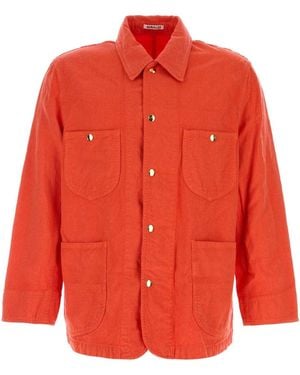 AURALEE Wool-Blend Jacket - Red