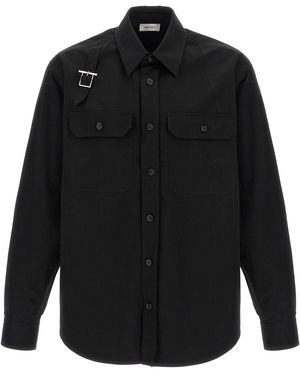 McQueen Mcqueen 'Harness Utility' Shirt - Black