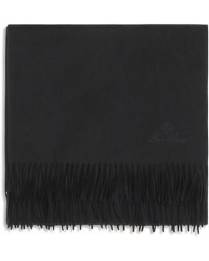 Loro Piana Opera Cashmere Scarf - Black