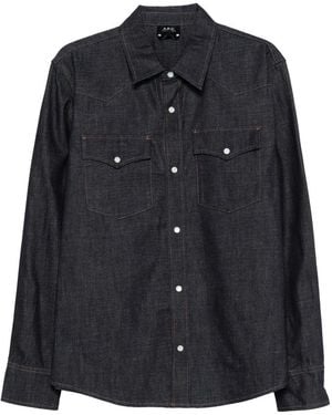 A.P.C. Shirts - Black