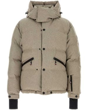 Moncler Cappuccino Krun Down Jacket - Natural