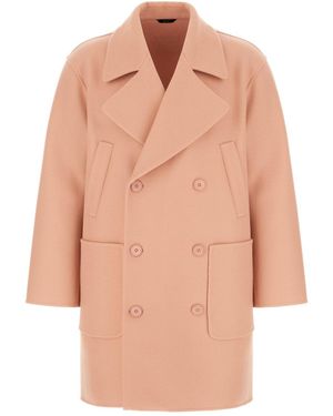 Fendi Clothing Coats - Orange