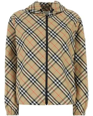 Burberry Printed Polyester Windbreaker - Multicolor