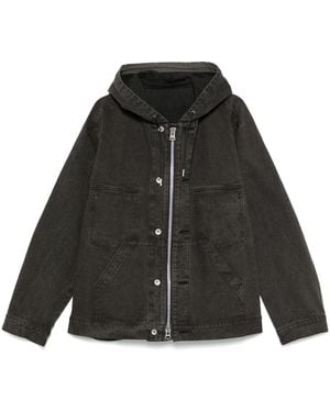 Sacai Cotton Hooded Jacket - Black