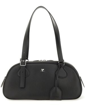 Courreges Courregès Friday Medium Shoulder Bag - Black