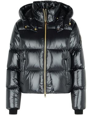 Moose Knuckles Nylon Down Jacket - Black