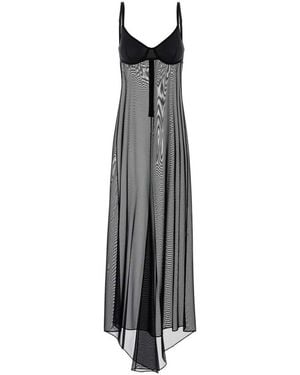 Balenciaga Stretch Tulle Naked Dress - White