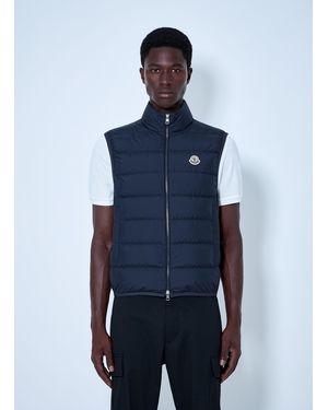 Moncler Contrin Down Gilet - Blue