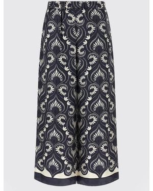 Weekend by Maxmara Printed Pants - White