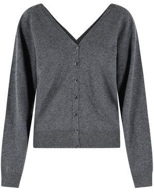 Lisa Yang 'Jiani' Cashmere Cardigan - Gray
