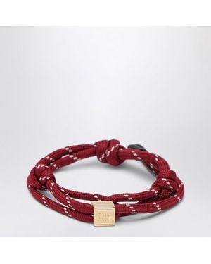 ブレスレット Miu Miu Red Fabric Bracelet Cloth bracelet Miu Miu Red in Cloth - 48089214