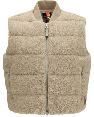 Parajumpers Simaw Padded Bouclé Vest Sun Kissed - Natural