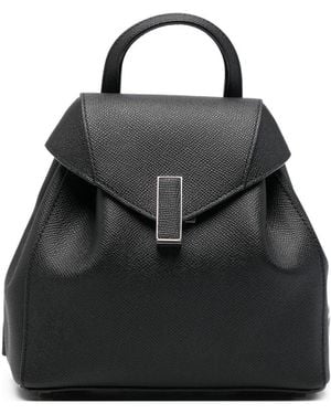 Valextra Iside Mini Leather Backpack - Black