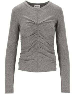 Isabel Marant Marant Etoile "Delsa" Top - Gray