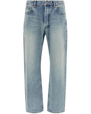 Saint Laurent Mid Rise Jeans - Blue