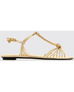 Prada Heeled Sandal Platinum - Natural